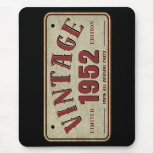 Mousepad Edição Limitada Vintage 1952 Todas as Peças Origin