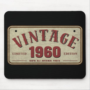 Mousepad Edição Limitada Vintage 1960 Todas as Peças Origin