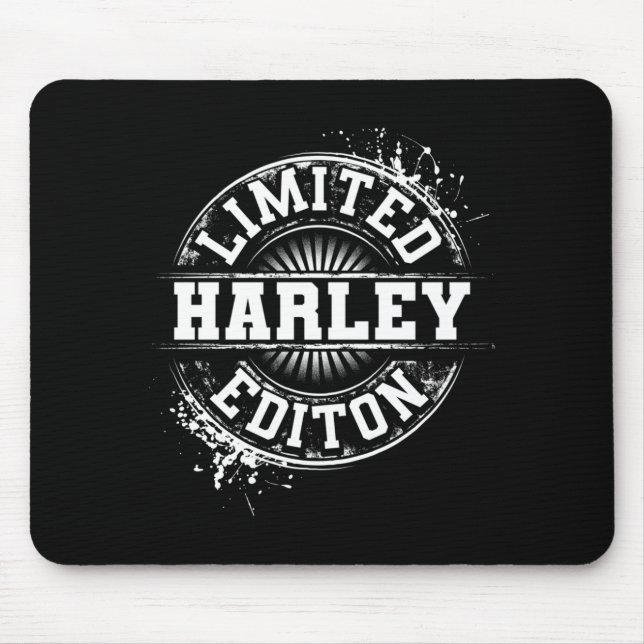 Mousepad Edição Mentira Harley Piada Nome Personalizado Eng (Frente)