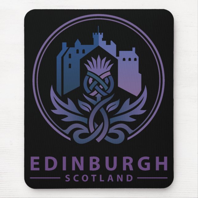Mousepad Edinburgh Scotland United Kingdom (Frente)