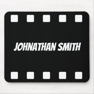 Mousepad Editors Film Strip Black and White