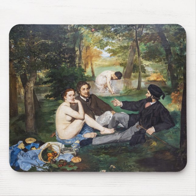 Mousepad Edouard Manet - Almoço na Relva (Frente)