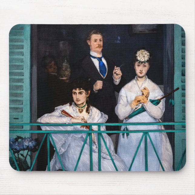Mousepad Edouard Manet - Balcony / Le Balcon (Frente)