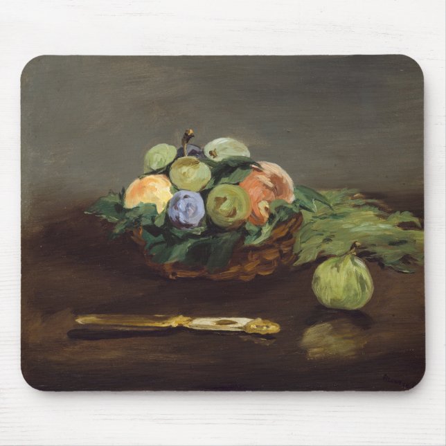 Mousepad Edouard Manet - Cesta de Frutas (Frente)