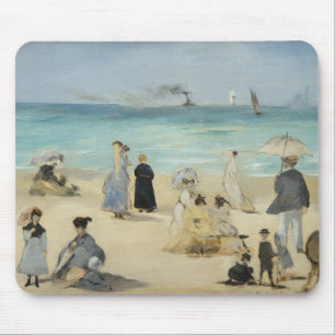 Mousepad Edouard Manet - Na Praia, Boulogne-sur-Mer