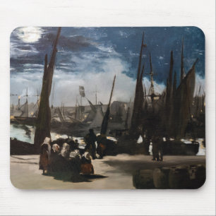 Mousepad Edouard Manet - O Porto de Boulogne por Moonlight