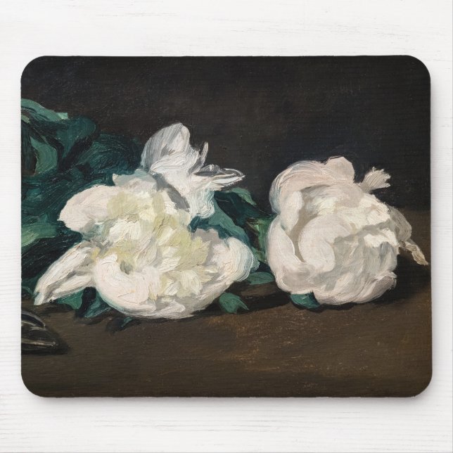 Mousepad Edouard Manet - Ramo de Peônias Brancas, Tesoura d (Frente)