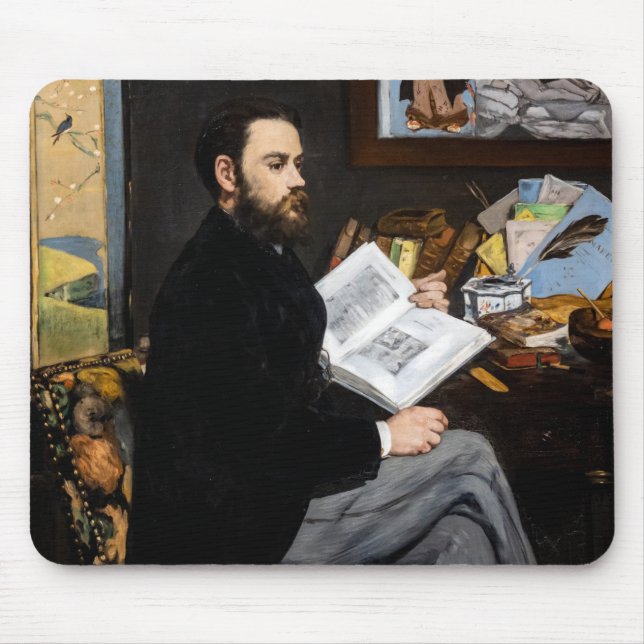Mousepad Edouard Manet - Retrato de Emile Zola (Frente)