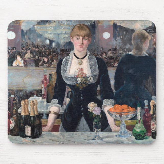 Mousepad Edouard Manet - Um Bar na Folies-Bergere (Frente)