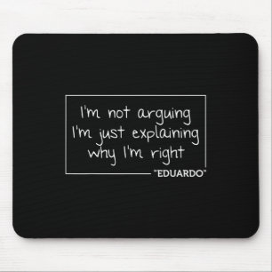Mousepad Eduardo Cita Engraçado Aniversário Personalizado N