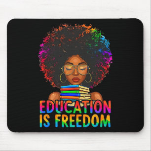 Mousepad Educação de História Negra É Liberdade Livros Prof