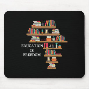 Mousepad Educação é história negra africana na América afri