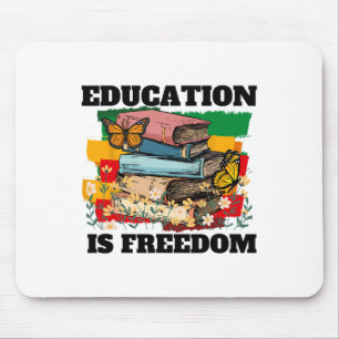 Mousepad Educação É Liberdade História Negra Afro-Americana