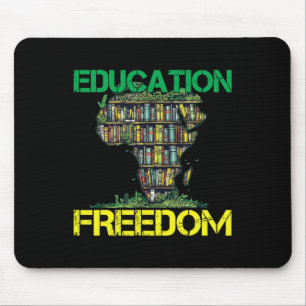 Mousepad Educação É Liberdade Mês da História Afro-American