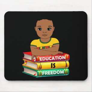 Mousepad Educação É Liberdade Mês da História Negra African