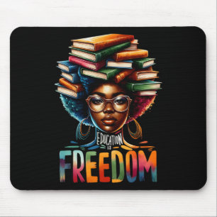 Mousepad Educação É Liberdade Professor Negro Livros Histór