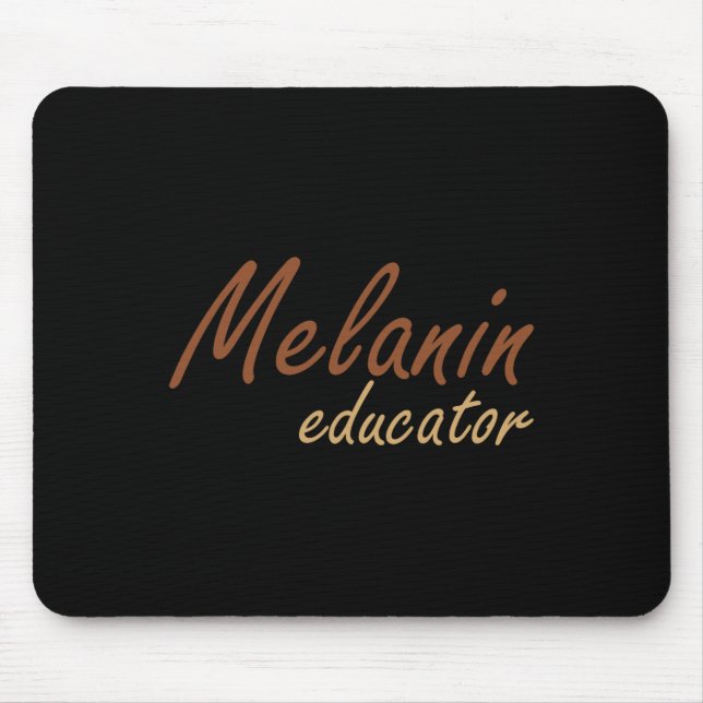 Mousepad Educador da Melanina Negra Professores Negra Educa (Frente)