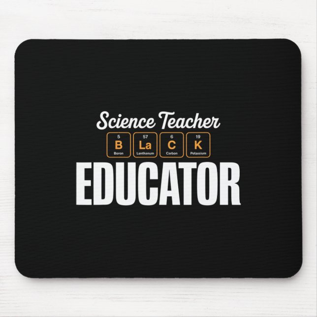 Mousepad Educador de Professores de Ciências da Tabela Peri (Frente)