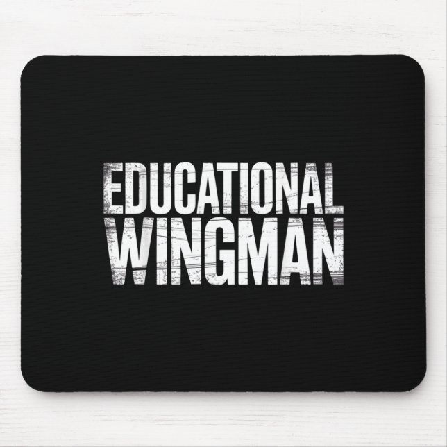 Mousepad Educational Wingman Teacher Istant Suprt -  (Frente)