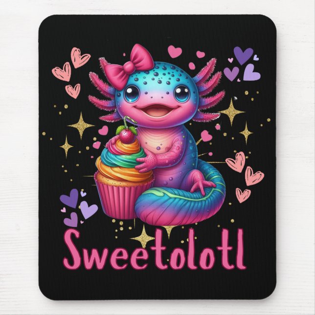 Mousepad Edulcorantes Vibes Axolotl Amantes Cuteness (Frente)