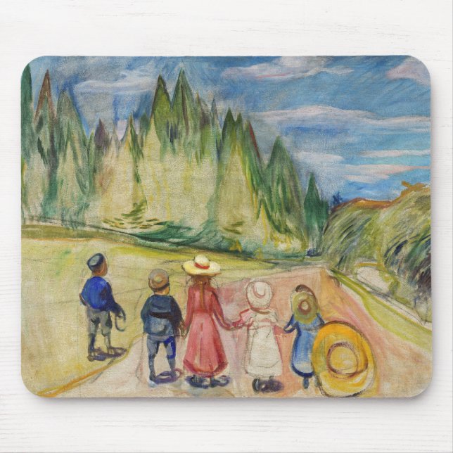 Mousepad Edvard Munch - A Floresta de Fairytale (Frente)