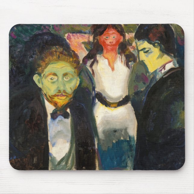 Mousepad Edvard Munch - Ciúme (Frente)