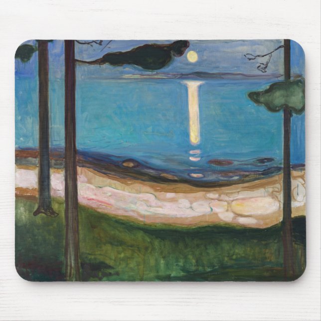 Mousepad Edvard Munch - Lua (Frente)