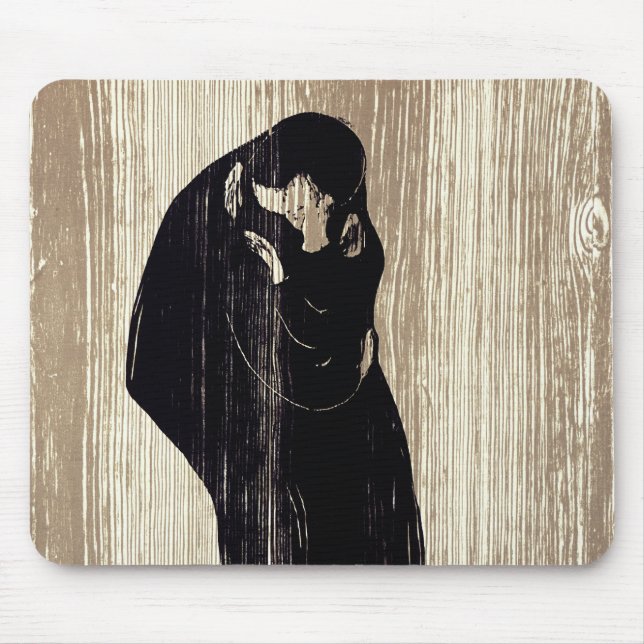 Mousepad Edvard Munch - O Beijo IV (Frente)