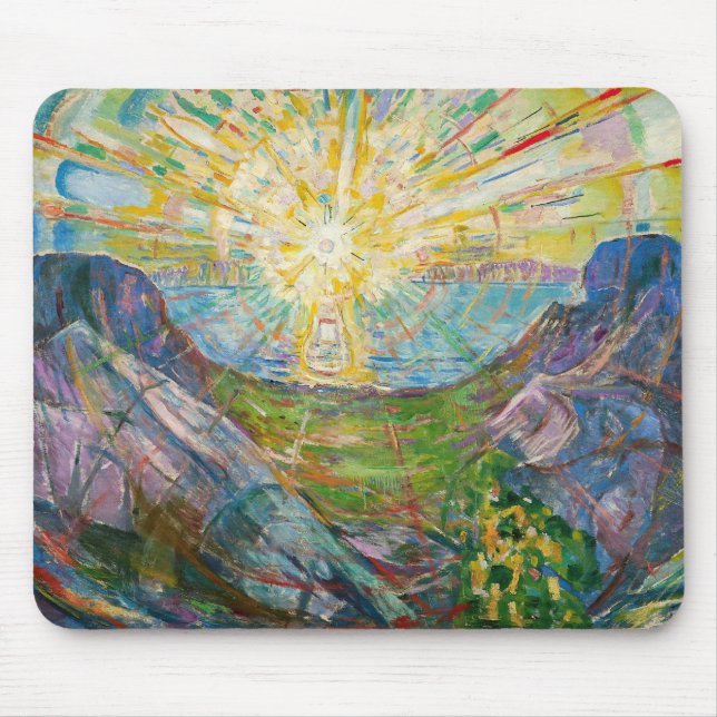 Mousepad Edvard Munch - O Sol 1916 (Frente)