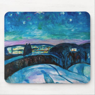 Mousepad Edvard Munch - Starry Night 1922