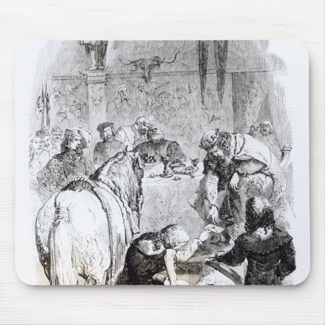 Mousepad Edward II e o Minstrel (Frente)