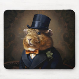 Mousepad Edwardian Guiné Pig Gentleman
