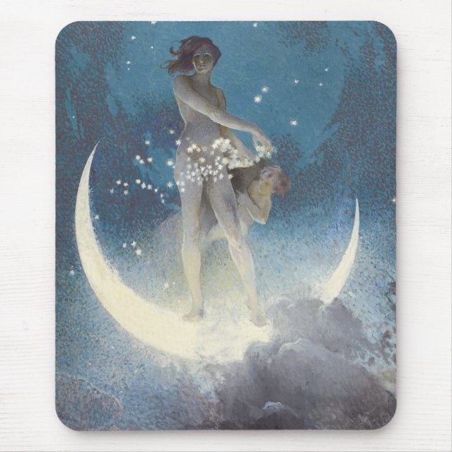 Mousepad Edwin Blashfield Stars Disparando Arte Nouveau (Frente)