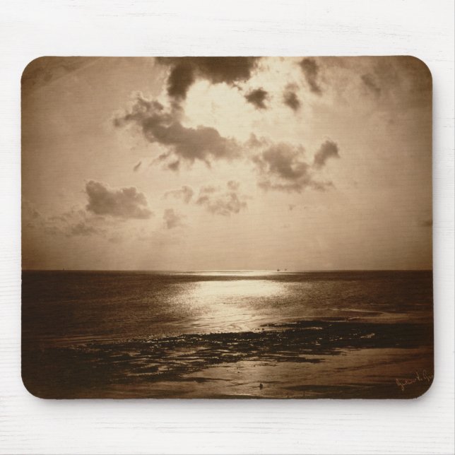 Mousepad Efeito solar - oceano, 1857 (impressão do albume (Frente)