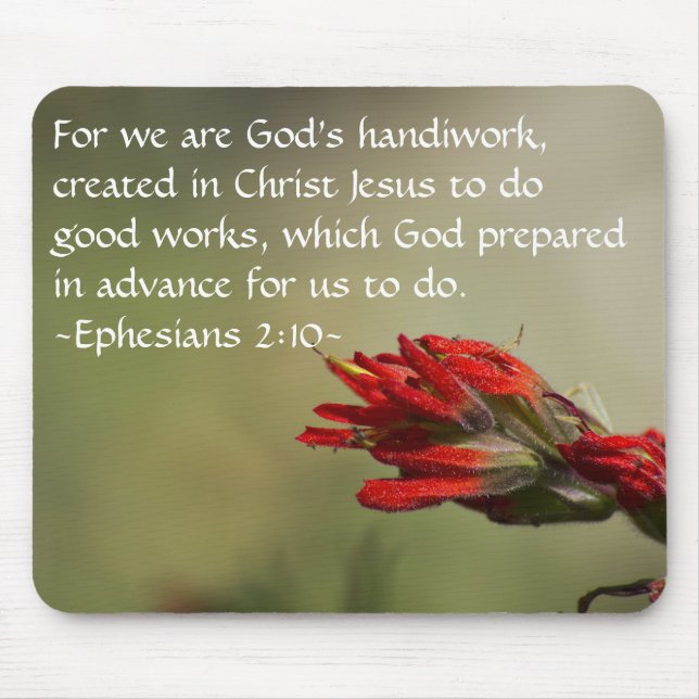 Mousepad Efesianos 2:10 (Frente)