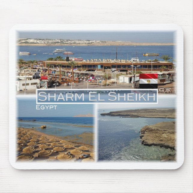 Mousepad EG Egito - Sharm El Sheik - Naama Bay - (Frente)