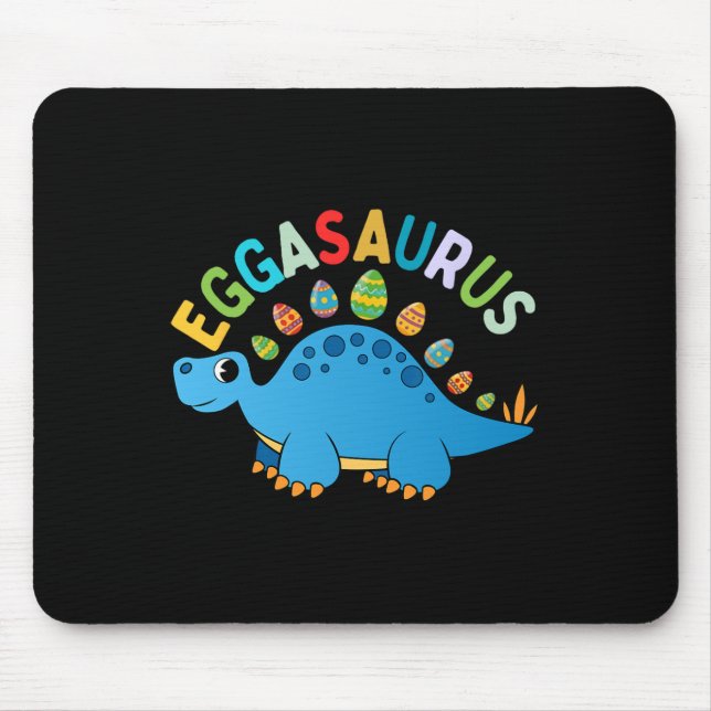 Mousepad Eggasaurus Caça De Ovo Dinossauro De Páscoa Para (Frente)