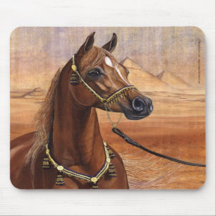 Mousepad egípcio do cavalo da princesa Árabe