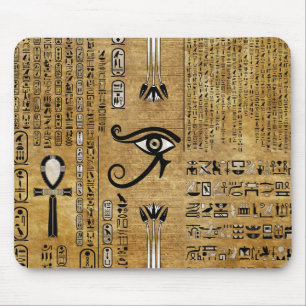 Mousepad Egípcio Olho de Cavalo - Ornamento a Jato de Wadj