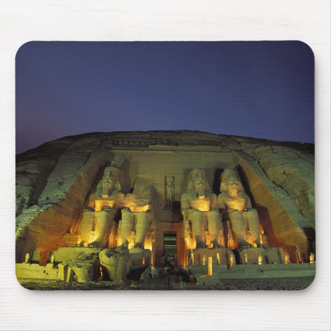 Mousepad Egito, Abu Simbel, Figuras colossais de Ramessés (Frente)
