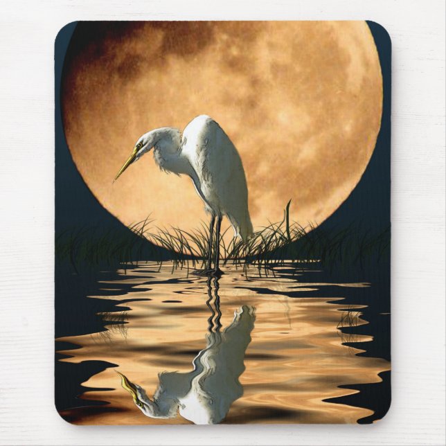 Mousepad Egret & A Ouro Moon (Frente)