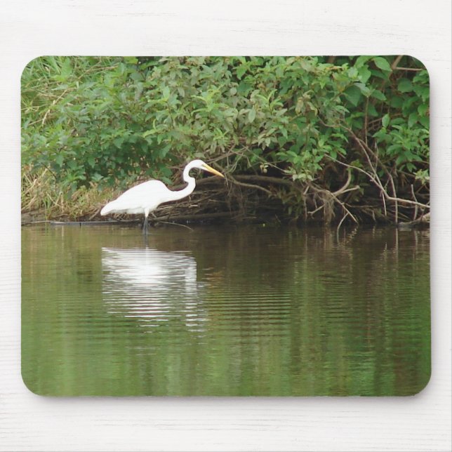 Mousepad Egret Branco (Frente)