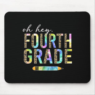 Mousepad Ei, 4º ano de volta para o estudante da 4ª geração