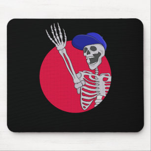 Mousepad Ei Amigos Esqueleto Divertido e Legal