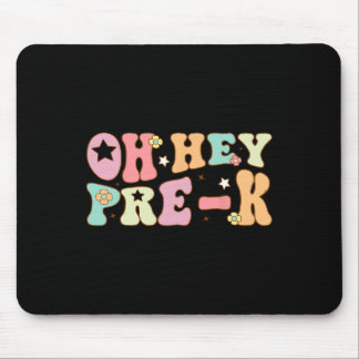 Mousepad Ei, Pré K Groovy De Volta À Escola Feliz Primeiro 