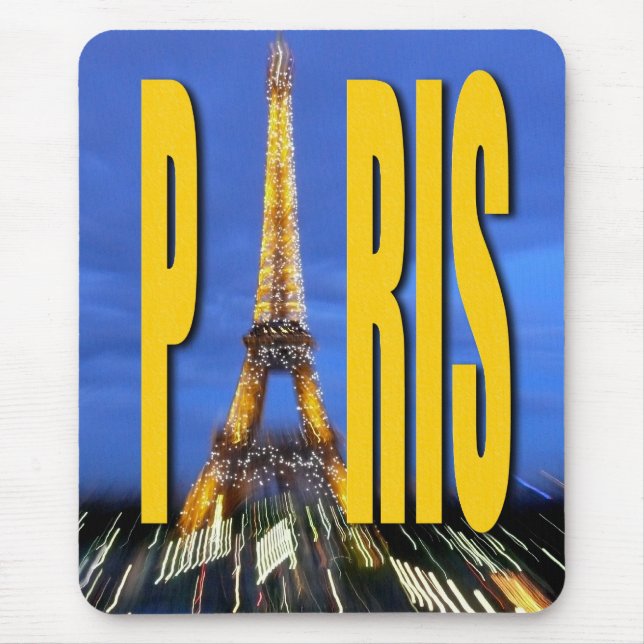 Mousepad Eiffel Tower Paris França (Frente)