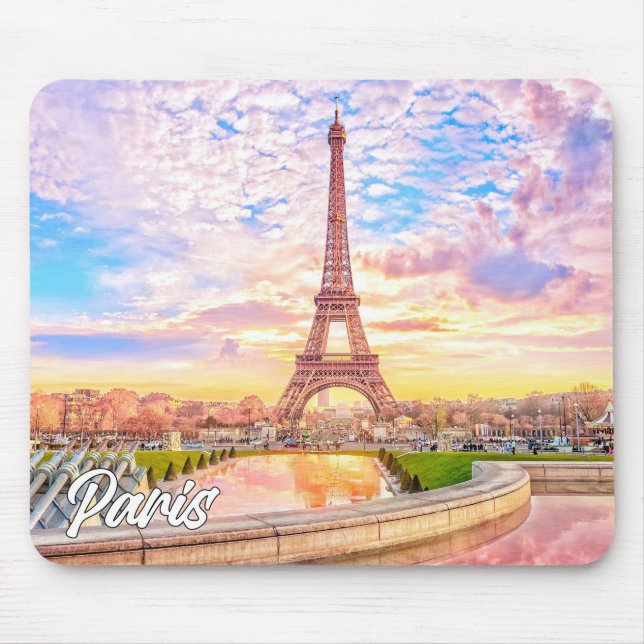 Mousepad Eiffel Tower, Paris, França (Frente)
