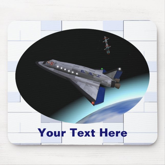 Mousepad El Al Maslool Space Shuttle (Frente)