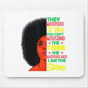 Mousepad Ela Sussurrou De Volta Eu Sou A Tempestade Históri