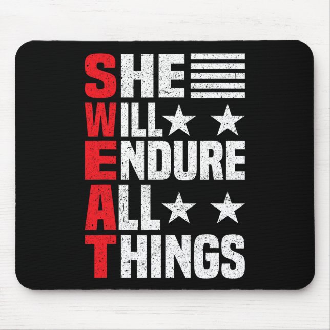 Mousepad Ela Vai Suportar Tudo (Frente)